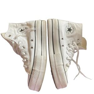 Chuck Taylor All Star Lift Platform White Canvas size 7